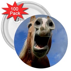 Haflinger  3  Button (100 Pack)