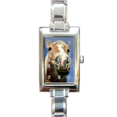 Haflinger  Rectangular Italian Charm Watch by Siebenhuehner