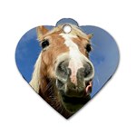 Haflinger  Dog Tag Heart (Two Sided) Front