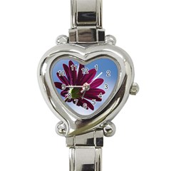 Daisy Heart Italian Charm Watch 