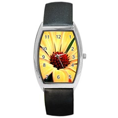 Osterspermum Tonneau Leather Watch