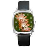 Osterspermum Square Leather Watch Front