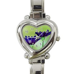 Osterspermum Heart Italian Charm Watch  by Siebenhuehner