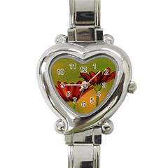 Osterspermum Heart Italian Charm Watch  by Siebenhuehner