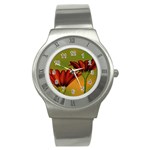 Osterspermum Stainless Steel Watch (Unisex) Front