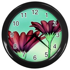 Osterspermum Wall Clock (black) by Siebenhuehner