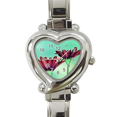 Osterspermum Heart Italian Charm Watch  by Siebenhuehner