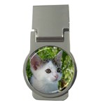 Young Cat Money Clip (Round) Front