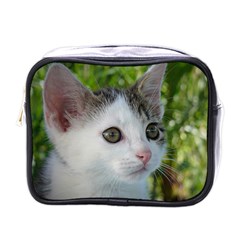 Young Cat Mini Travel Toiletry Bag (one Side) by Siebenhuehner