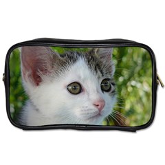 Young Cat Travel Toiletry Bag (one Side)