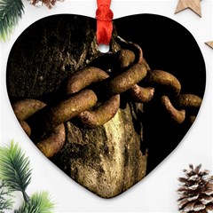 Chain Heart Ornament (two Sides)