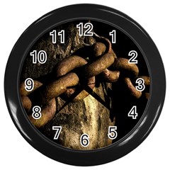 Chain Wall Clock (black)