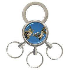 Cherry Blossom 3-ring Key Chain by Siebenhuehner