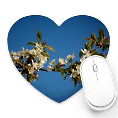 Cherry Blossom Mouse Pad (heart)