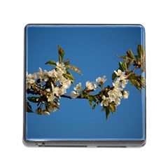 Cherry Blossom Memory Card Reader With Storage (square)