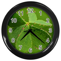 Drops Wall Clock (black)