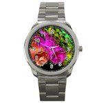 Tubules Sport Metal Watch Front