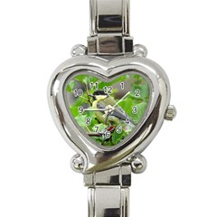 Songbird Heart Italian Charm Watch 