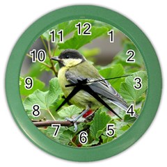 Songbird Wall Clock (color) by Siebenhuehner