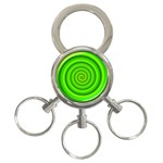 Modern Art 3-Ring Key Chain Front