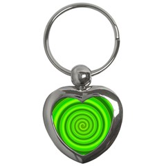 Modern Art Key Chain (heart) by Siebenhuehner