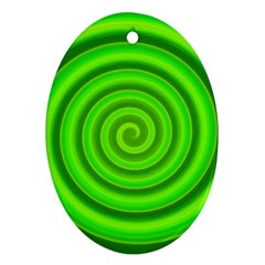 Modern Art Oval Ornament (two Sides) by Siebenhuehner