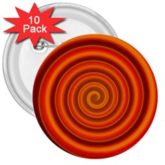 Modern Art 3  Button (10 Pack)