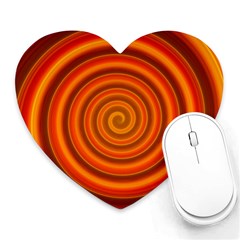 Modern Art Mouse Pad (heart) by Siebenhuehner