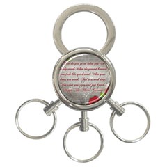 Maggie s Quote 3-ring Key Chain by AuthorPScott