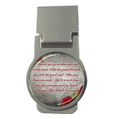 Maggie s Quote Money Clip (round)