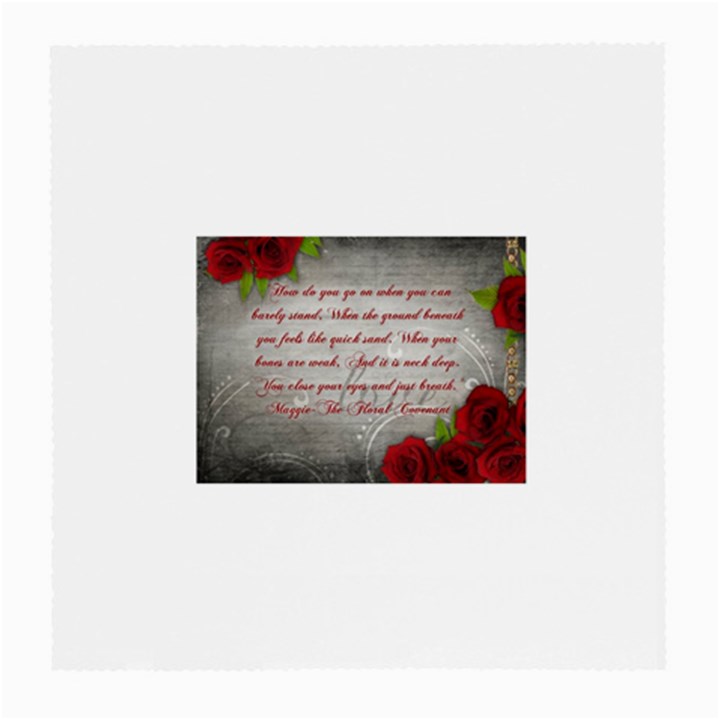 Maggie s Quote Glasses Cloth (Medium, Two Sided)