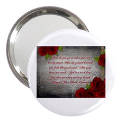 Maggie s Quote 3  Handbag Mirror by AuthorPScott