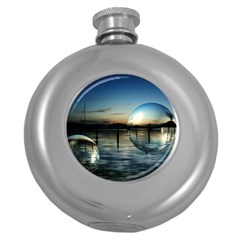 Magic Balls Hip Flask (round)