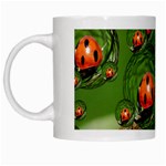 Ladybird White Coffee Mug Left