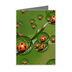 Ladybird Mini Greeting Card by Siebenhuehner