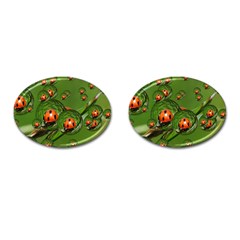 Ladybird Cufflinks (oval) by Siebenhuehner