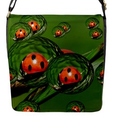 Ladybird Flap Closure Messenger Bag (small) by Siebenhuehner