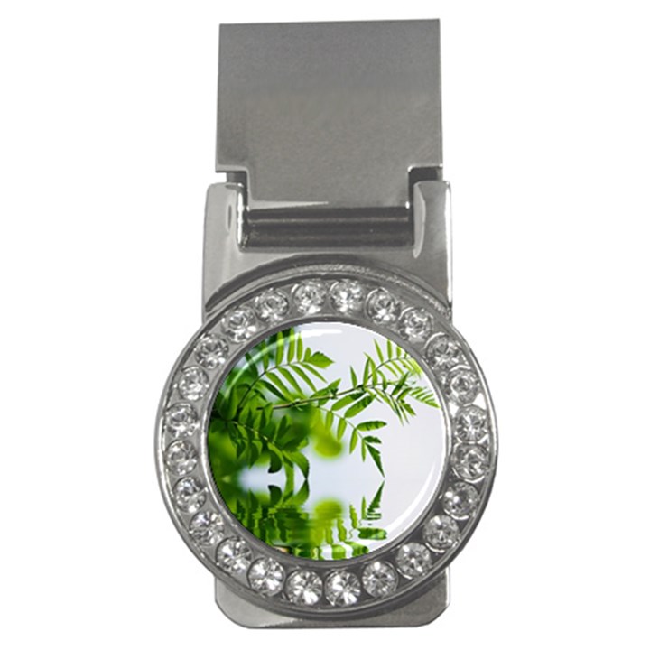 Leafs With Waterreflection Money Clip (CZ)