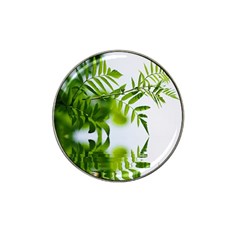 Leafs With Waterreflection Golf Ball Marker (for Hat Clip) by Siebenhuehner