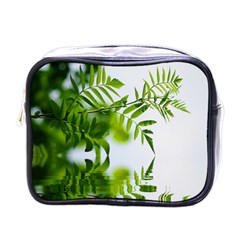 Leafs With Waterreflection Mini Travel Toiletry Bag (one Side) by Siebenhuehner