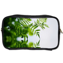 Leafs With Waterreflection Travel Toiletry Bag (one Side) by Siebenhuehner