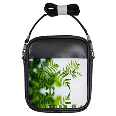 Leafs With Waterreflection Girl s Sling Bag by Siebenhuehner