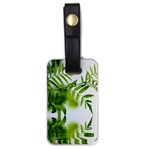 Leafs With Waterreflection Luggage Tag (One Side) Front