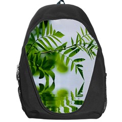 Leafs With Waterreflection Backpack Bag by Siebenhuehner