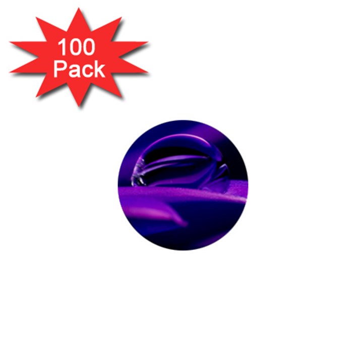 Waterdrop 1  Mini Button (100 pack)