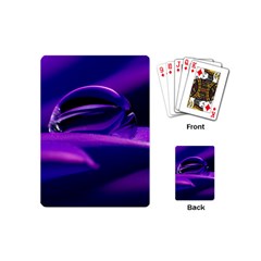 Waterdrop Playing Cards (mini) by Siebenhuehner