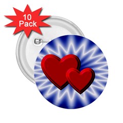 Love 2 25  Button (10 Pack) by Siebenhuehner