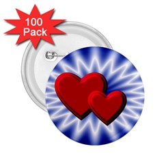 Love 2 25  Button (100 Pack) by Siebenhuehner