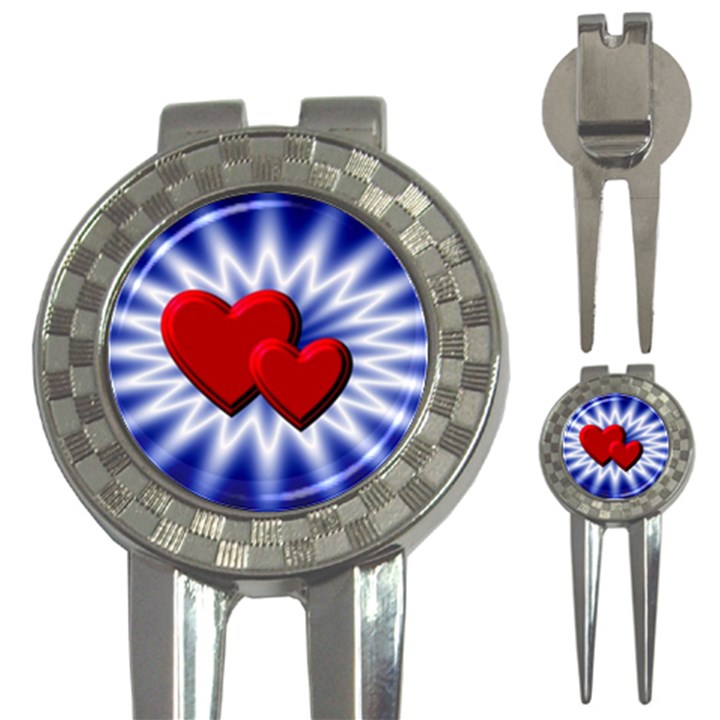 Love Golf Pitchfork & Ball Marker