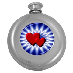 Love Hip Flask (round)